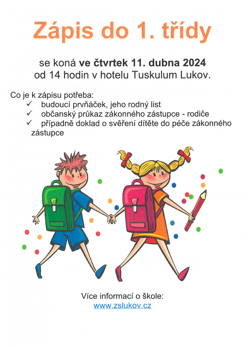 Zápis do 1.třídy 2024/2025 photo